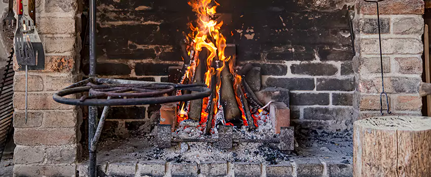 Cracked Electric Fireplace Bricks Repair Services in Cherry Hill, VA